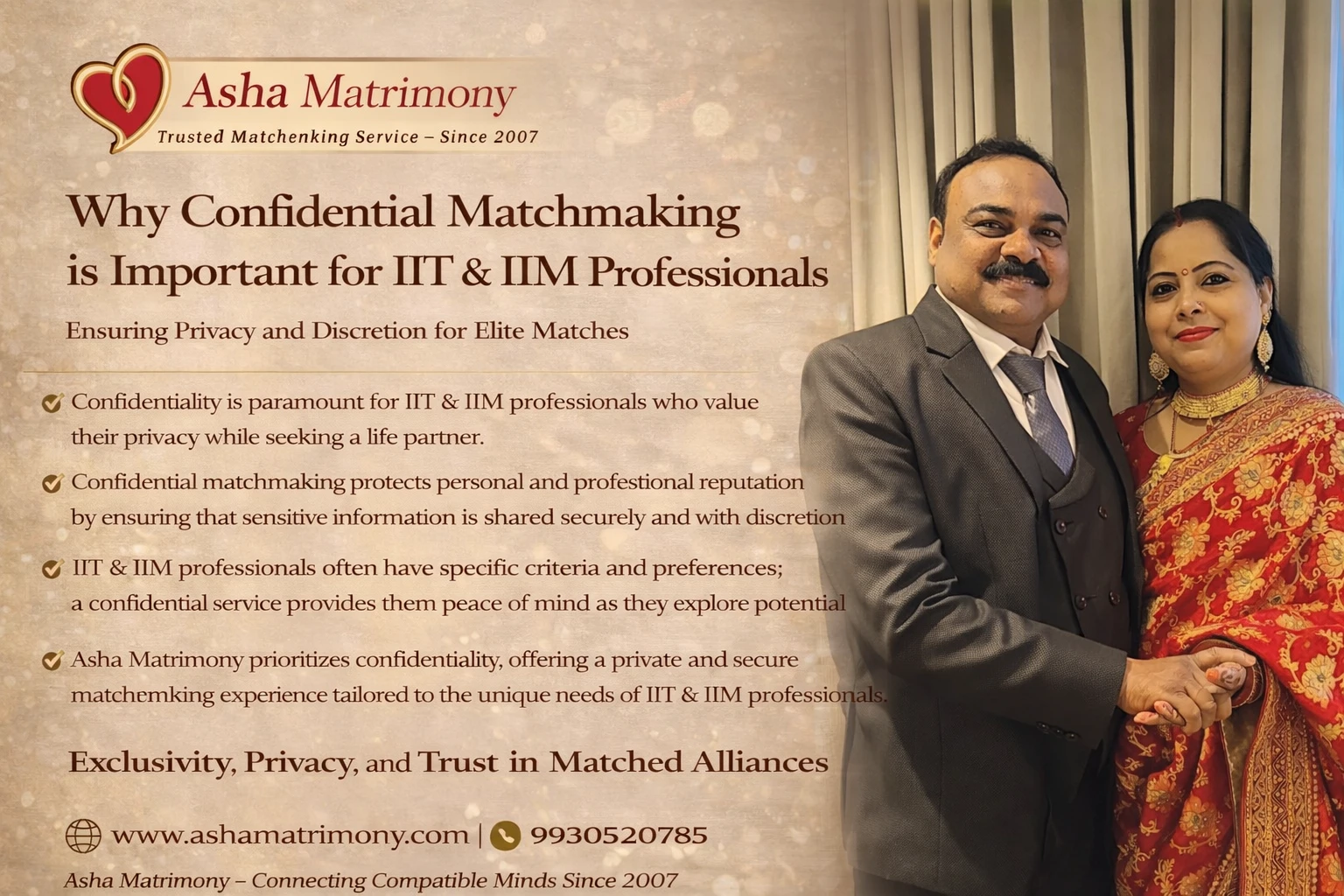 Confidential Matchmaking for Professionals